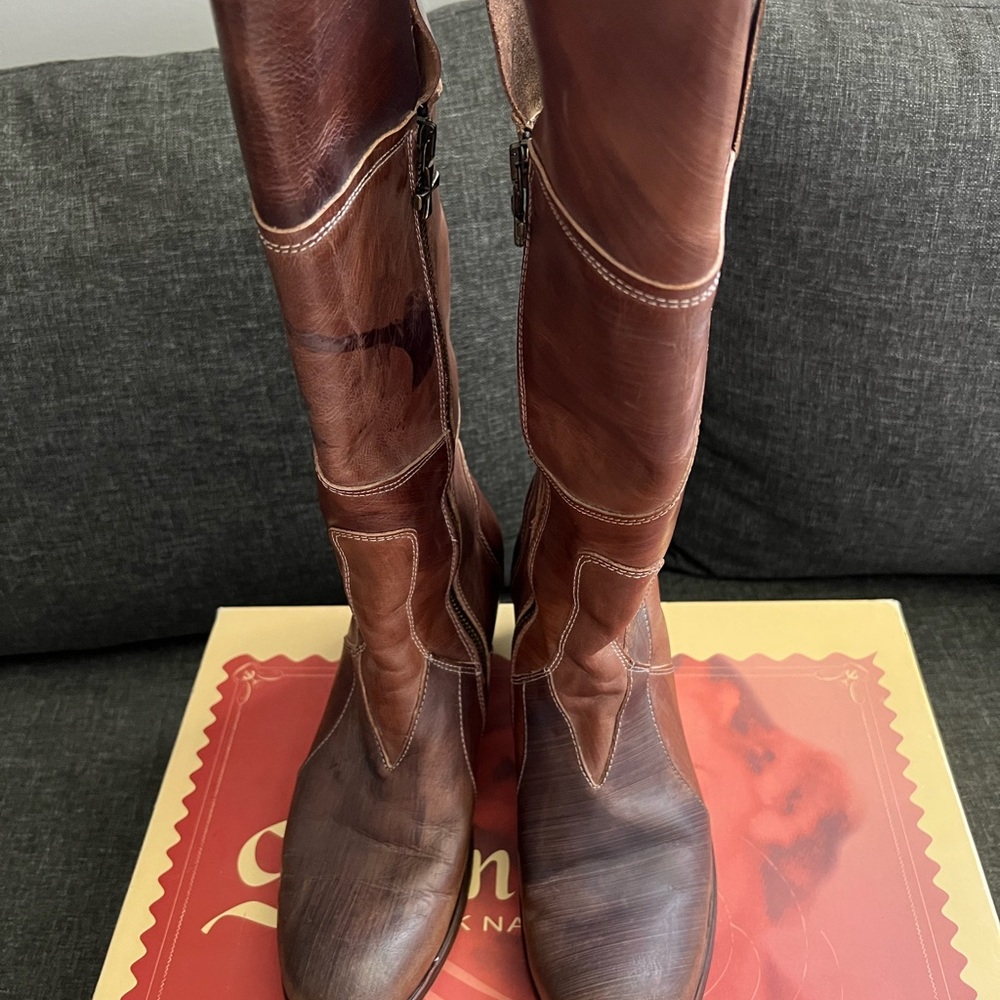 Mark Nason Brown Ankle Boots